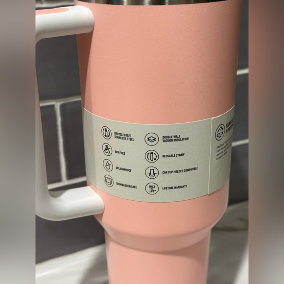 🍑TARGET x STANLEY -PEACH 40oz Stainless Steel H2.0 FlowState Quencher Tumbler🍑 - Picture 15 of 15
